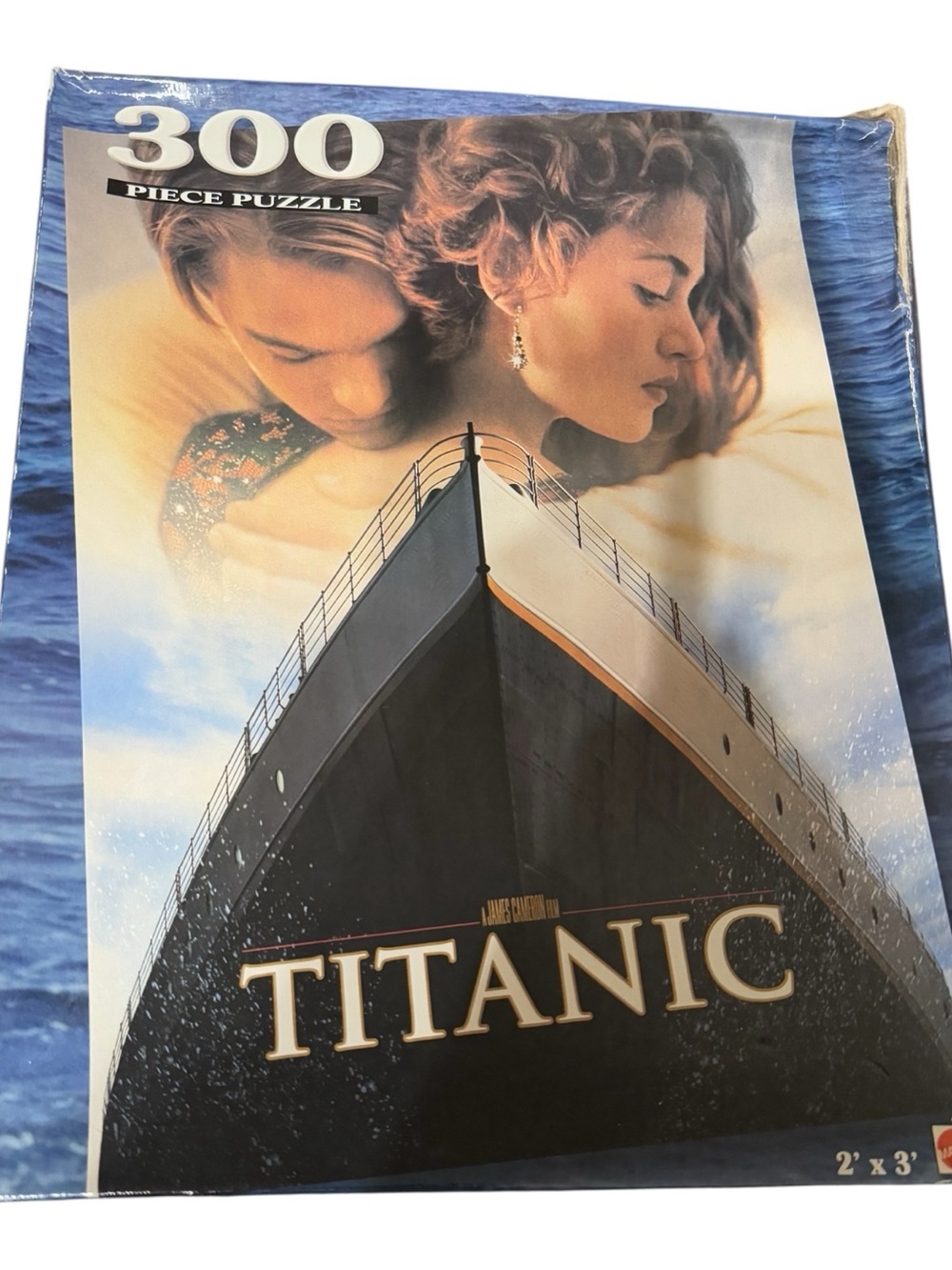 Vintage Titanic Movie 300 Piece Puzzle Mattel 42026 Sealed Box Wear 24x36